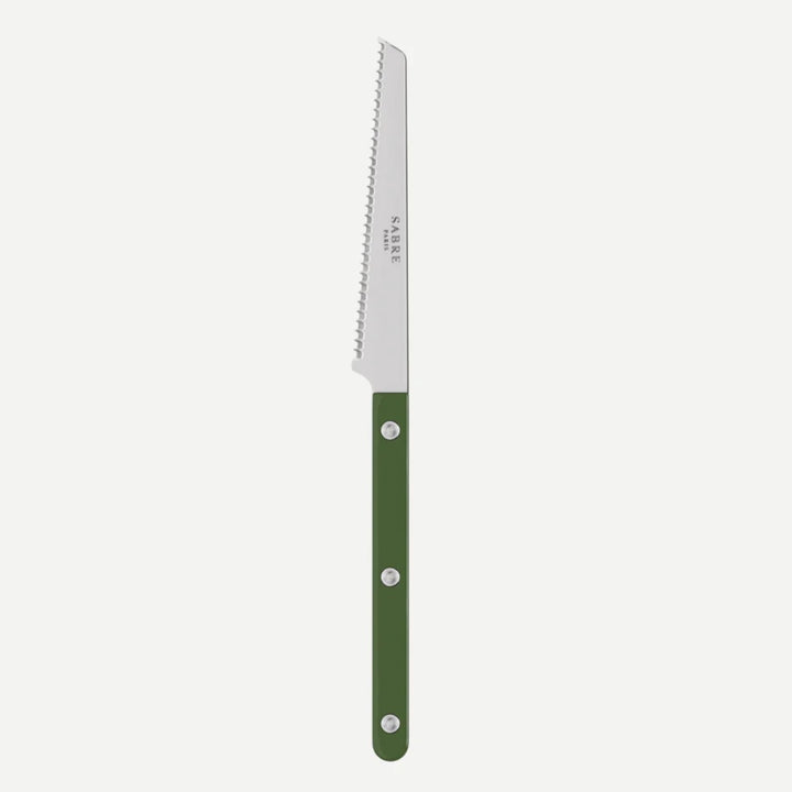 Sabre | Bistrot Solid Green | Tomato Knife