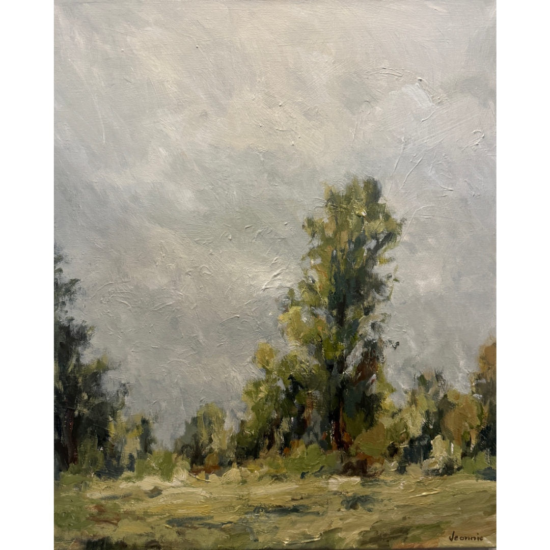 Tree Study | Acrylic on Linen | 50 x 60cm | Jeannie Dolan-Suzie Anderson Home