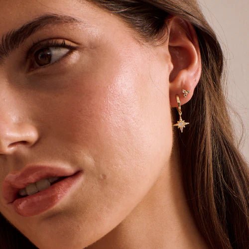 Trinity Stud Earrings | 18K Gold Plate - Suzie Anderson Home