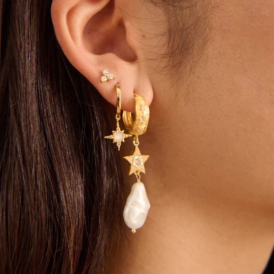 Trinity Stud Earrings | 18K Gold Plate - Suzie Anderson Home