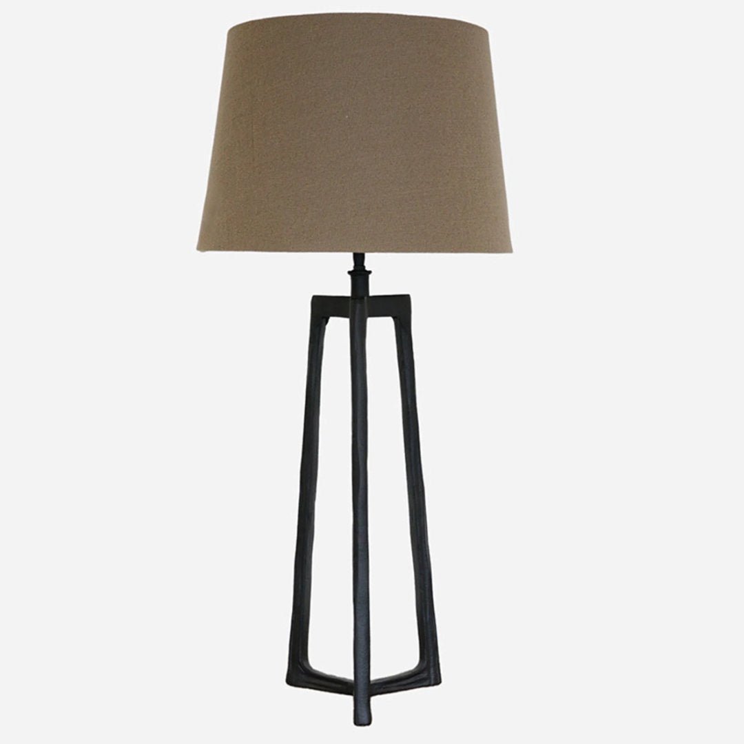 Tropli Tower Lamp Base | Matt Black 71cmH - Suzie Anderson Home