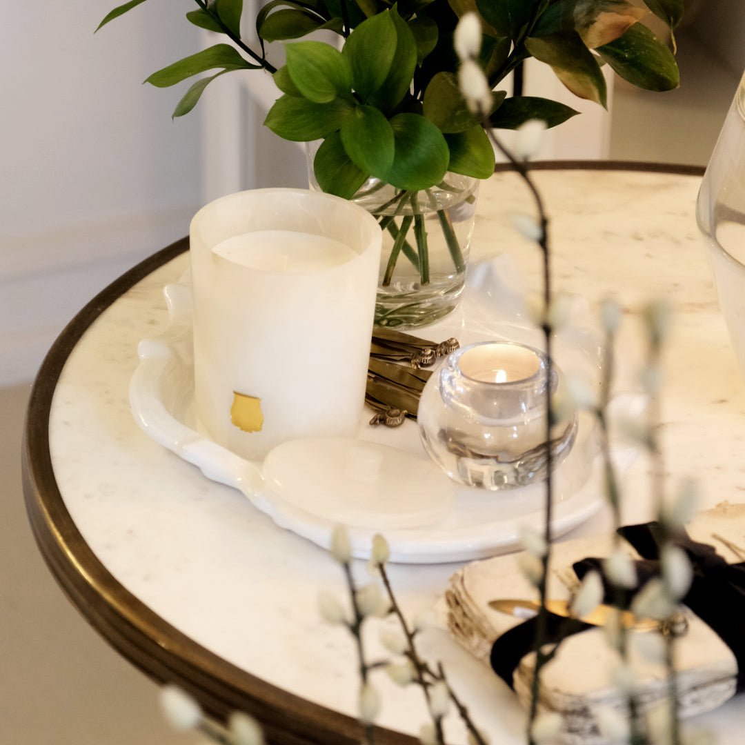 Trudon Alabaster Candle with Lid 270g | Abd el Kader | Moroccan Mint Tea - Suzie Anderson Home