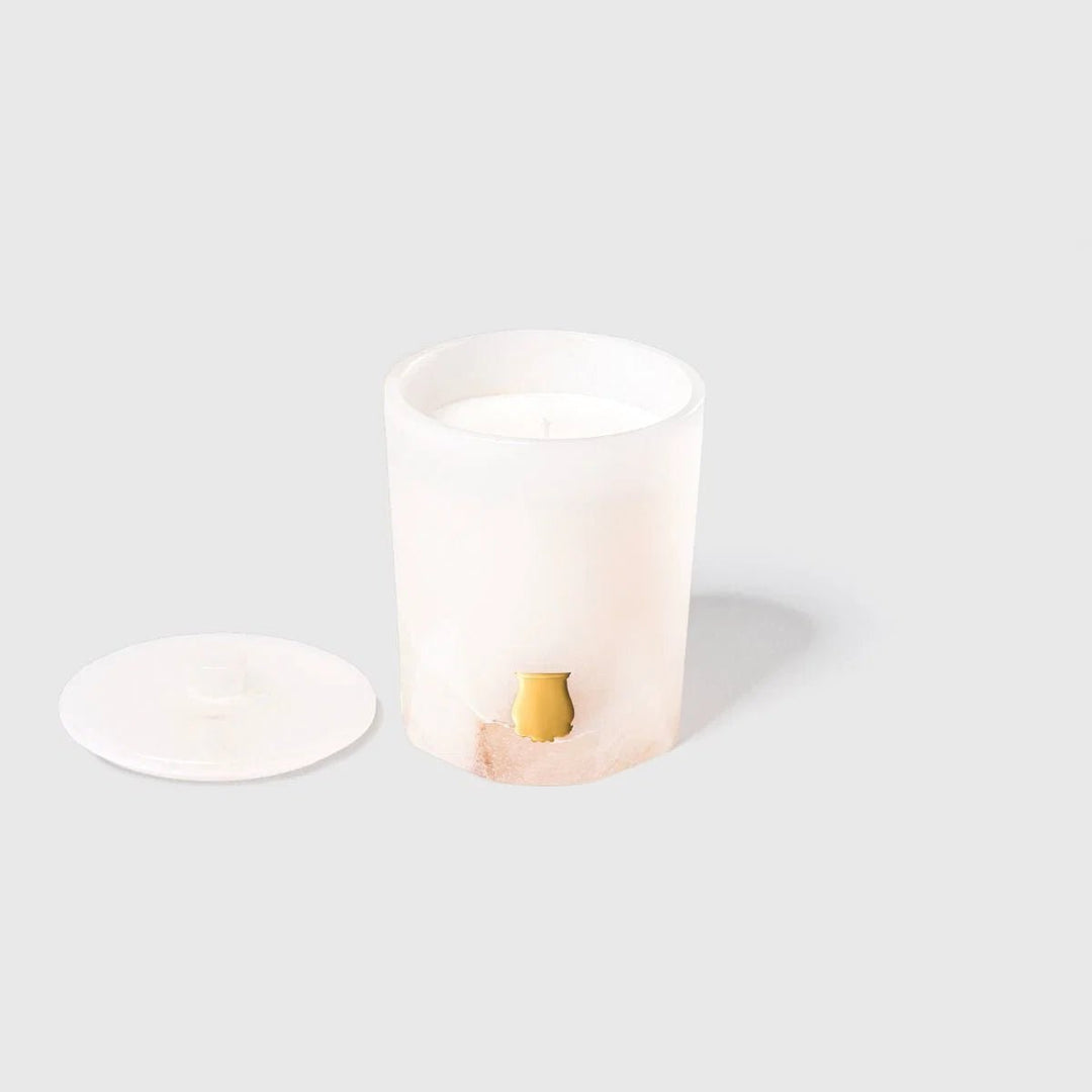 Trudon Alabaster Candle with Lid 270g | Hemera | Coriander and Pink Peppercorn - Suzie Anderson Home