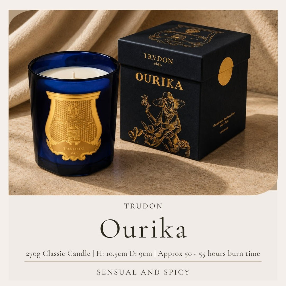 Trudon Belles Matières Ourika Classic Candle | 270g | Sensual and spicy - Suzie Anderson Home
