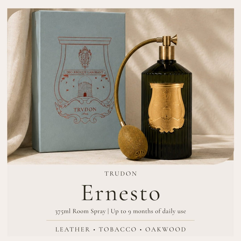 Trudon Ernesto Room Spray | 375ml | Leather and Tobacco - Suzie Anderson Home