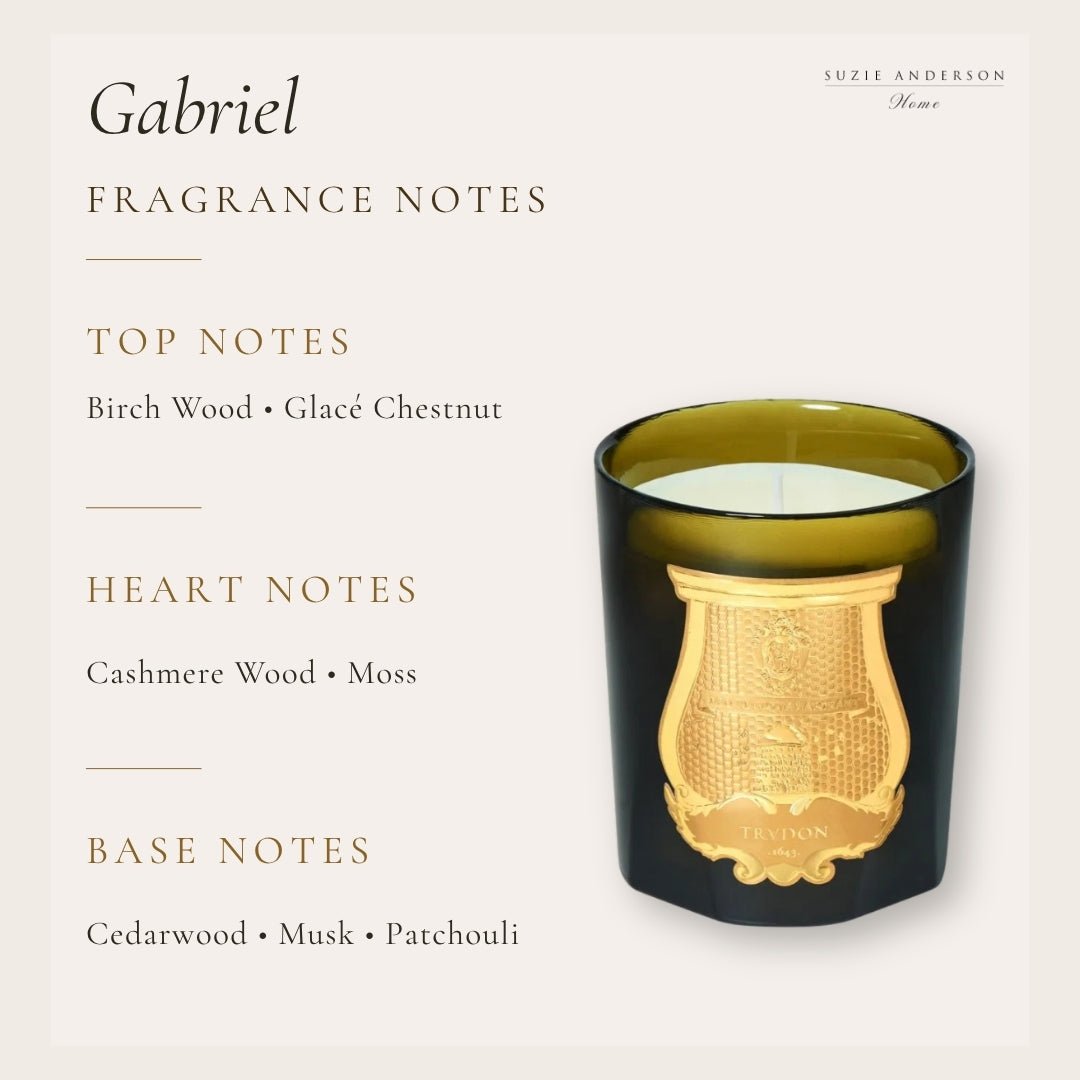 Trudon Gabriel Classic Candle | 270g | Gourmand Chimney Fire - Suzie Anderson Home