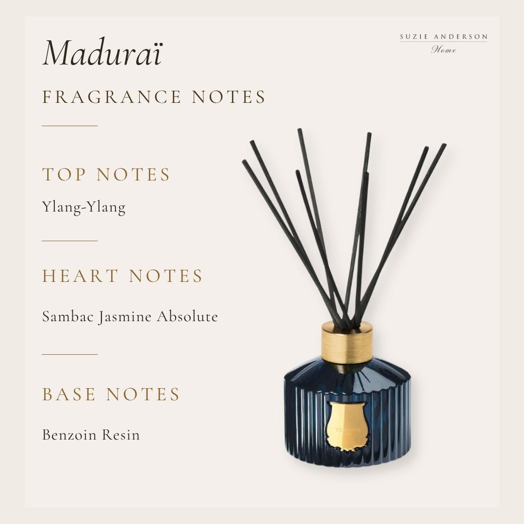 Trudon | Le Diffuser Belles Matières | Maduraï | 350ml | Splendour of Indian jasmine - Suzie Anderson Home