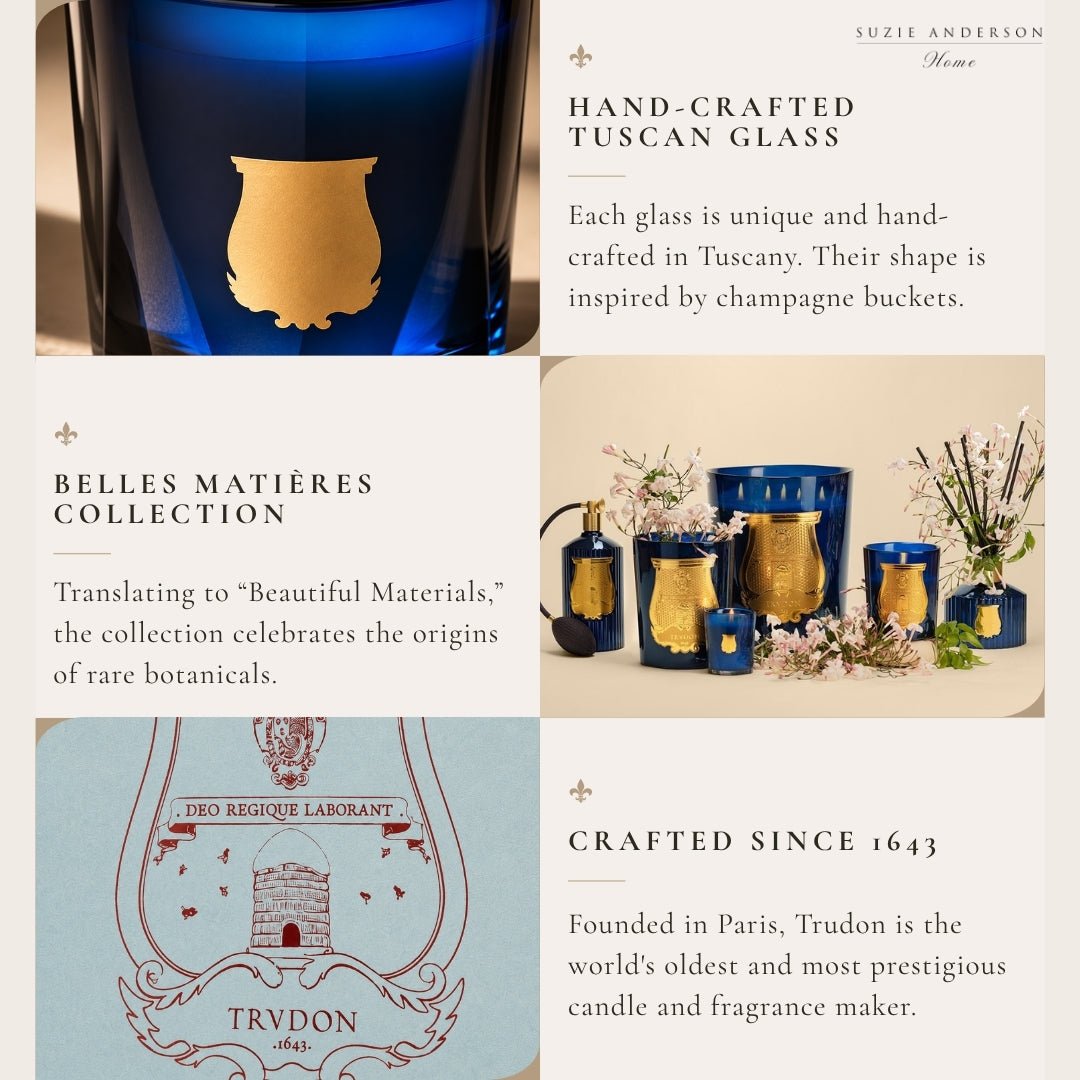 Trudon Petite Candle | Belles Matières Madurai 70g | Splendour of Indian jasmine - Suzie Anderson Home