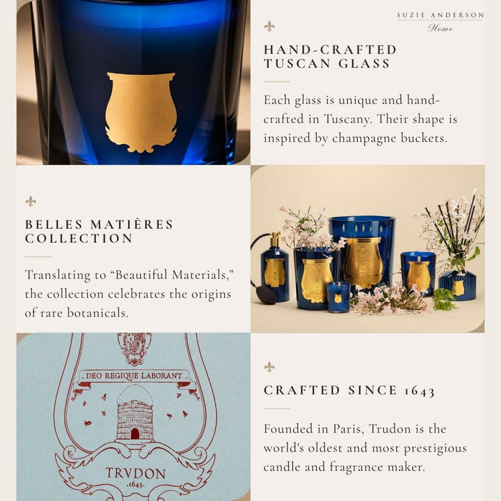 Trudon Petite Candle | Belles Matières Madurai 70g | Splendour of Indian jasmine - Suzie Anderson Home