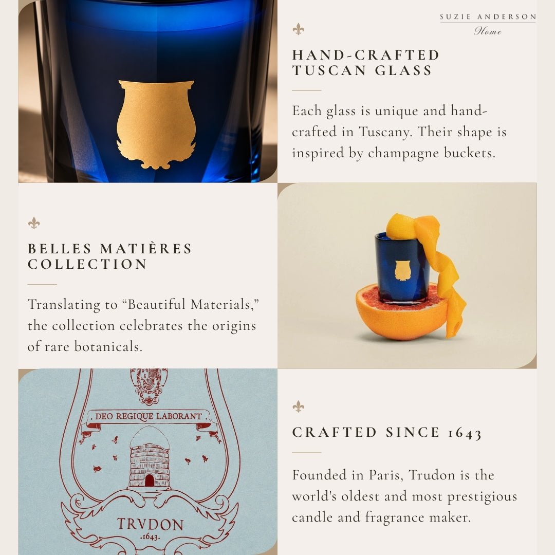 Trudon Petite Candle | Belles Matières Salta 70g | Grapefruit essence - Suzie Anderson Home