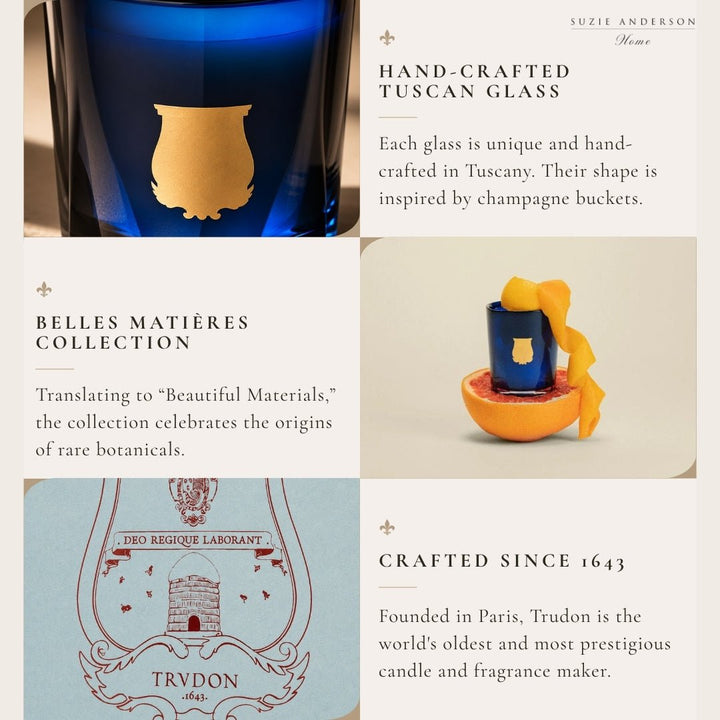 Trudon Petite Candle | Belles Matières Salta 70g | Grapefruit essence - Suzie Anderson Home