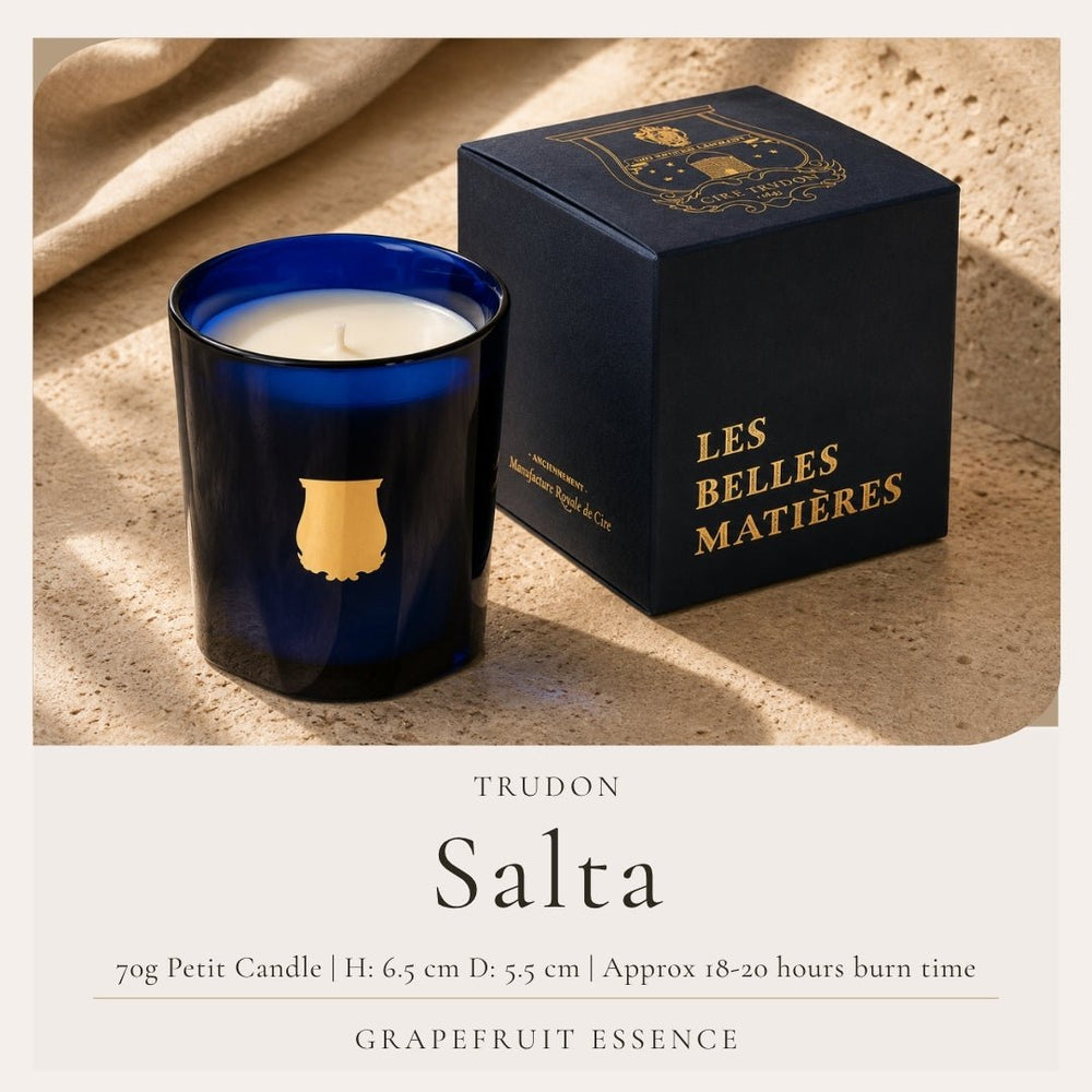 Trudon Petite Candle | Belles Matières Salta 70g | Grapefruit essence - Suzie Anderson Home