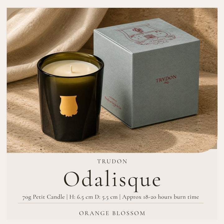 Trudon Petite Candle | Odalisque 70g | Orange Blossom - Suzie Anderson Home