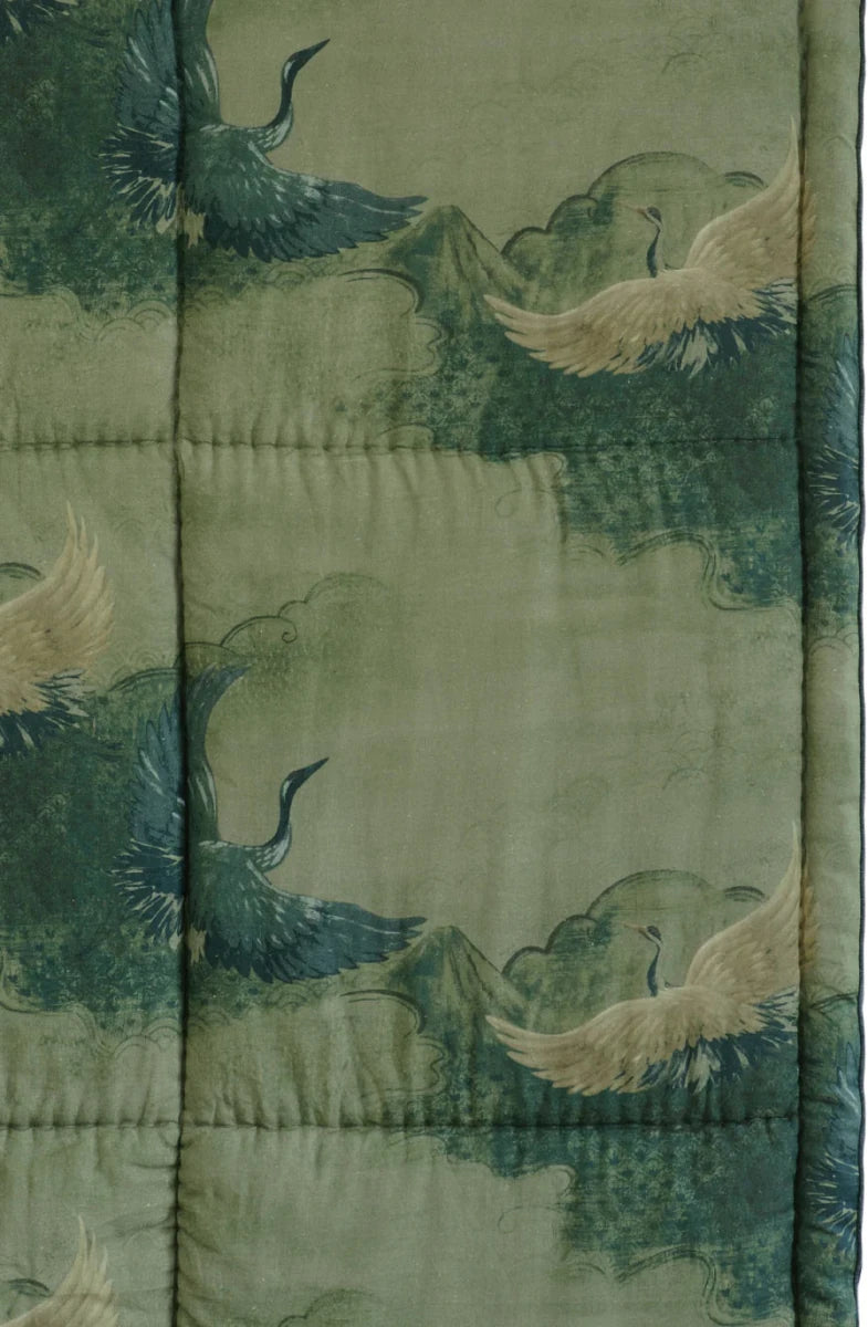 Tsuru Comforter | 200 x 200cm | Spruce - Suzie Anderson Home