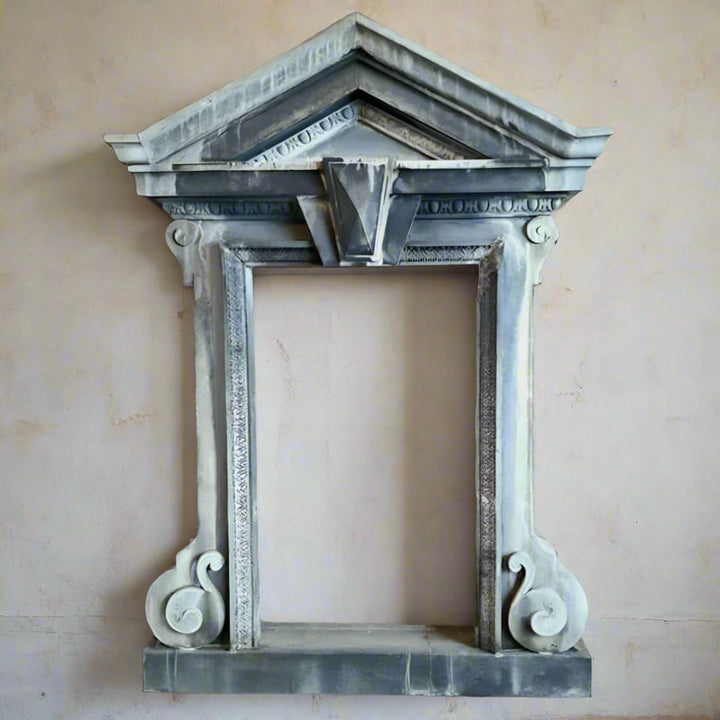 Antique XL Zinc Window Frame | Sourced In Belgium