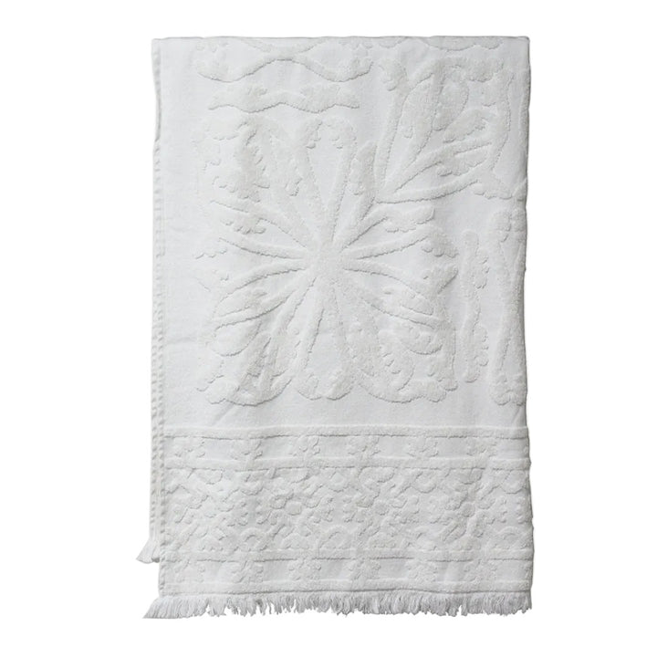 Ubud Bath Towel | White - Suzie Anderson Home