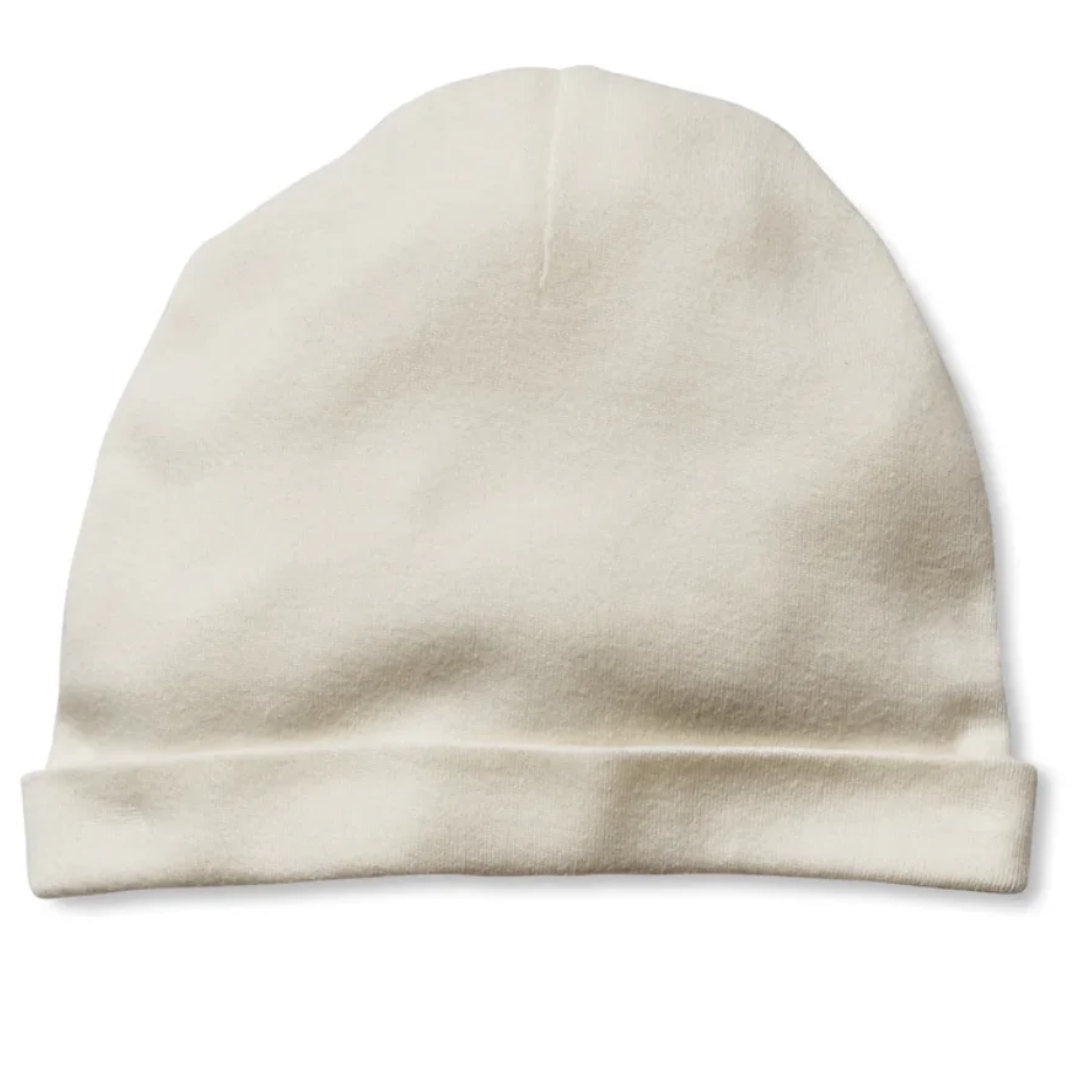 Undyed Organic Cotton Baby Beanie | Natural White 00 - Suzie Anderson Home