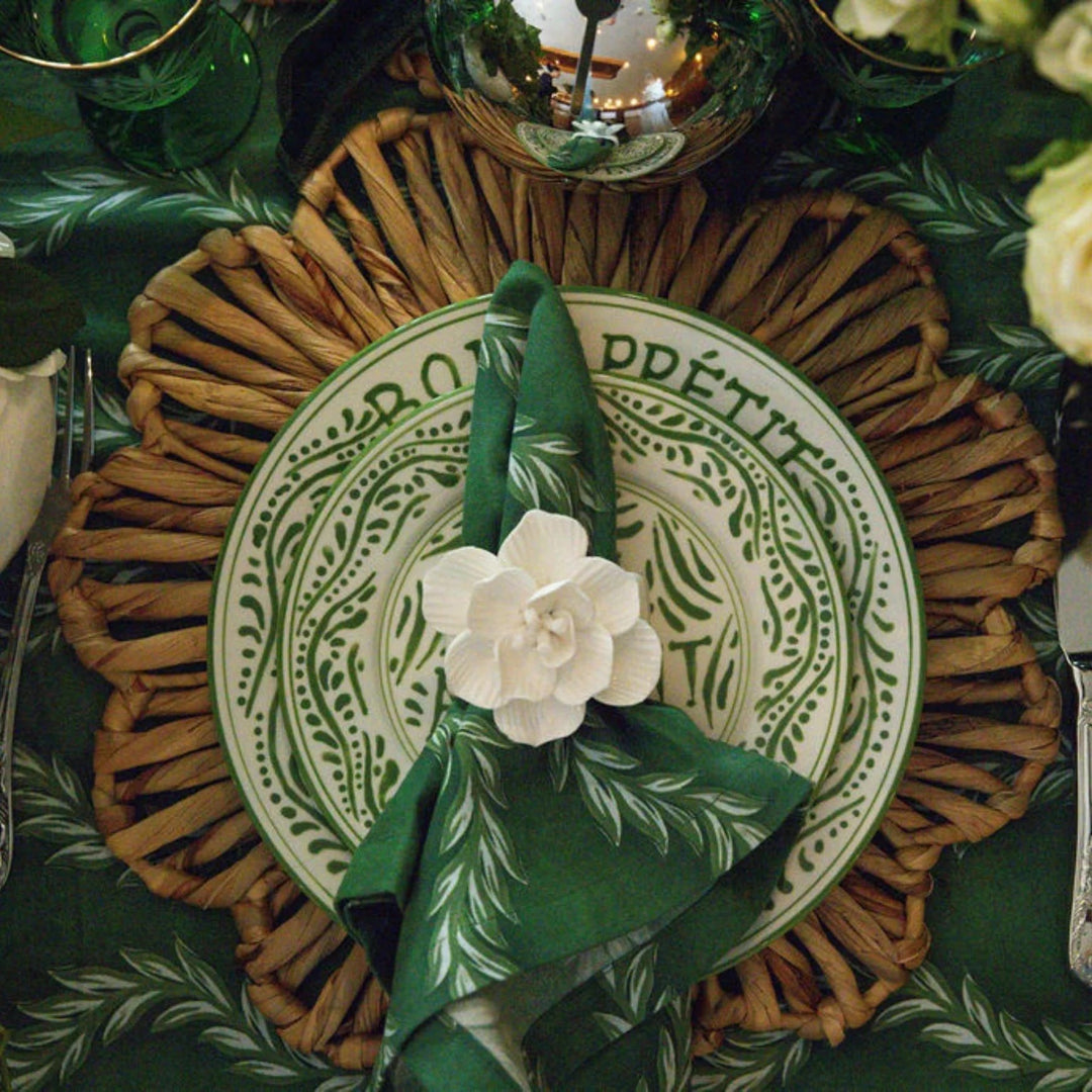 Verdant Green Vine Napkins | Set of 4 - Suzie Anderson Home