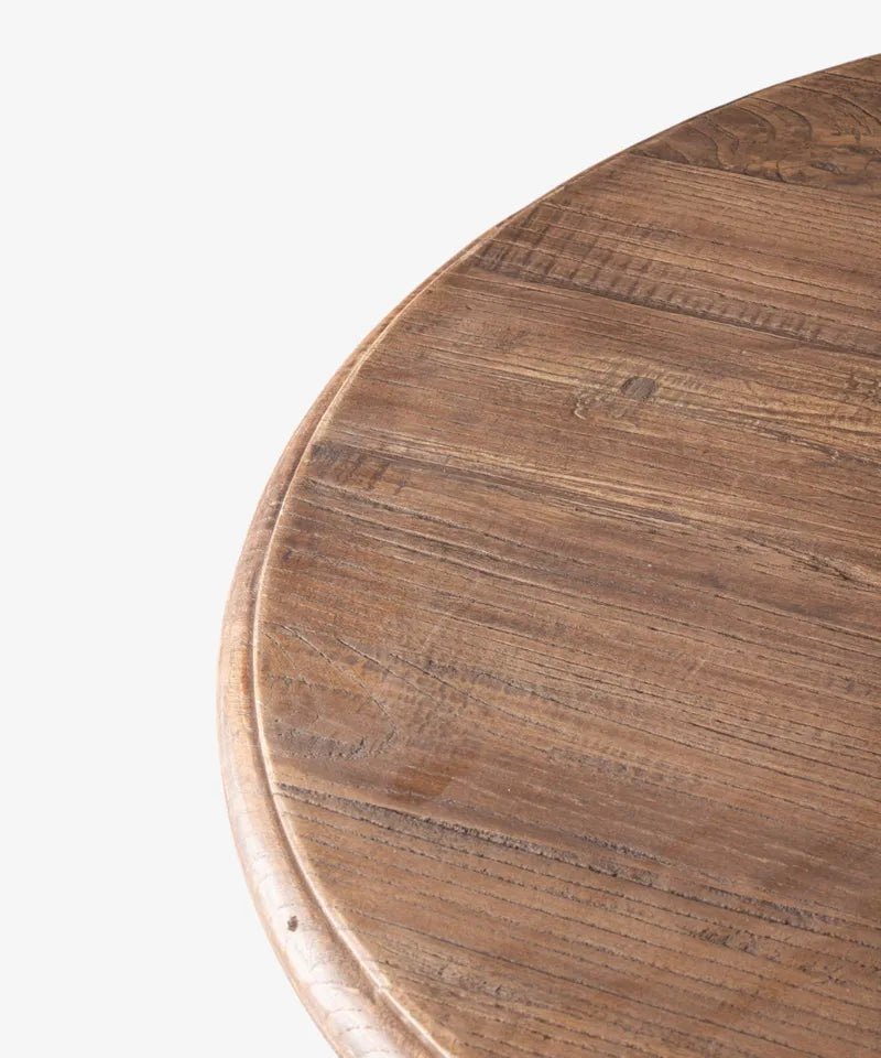 Vincenzo Old Elm Side Table | 66cmW x 72cmH - Suzie Anderson Home