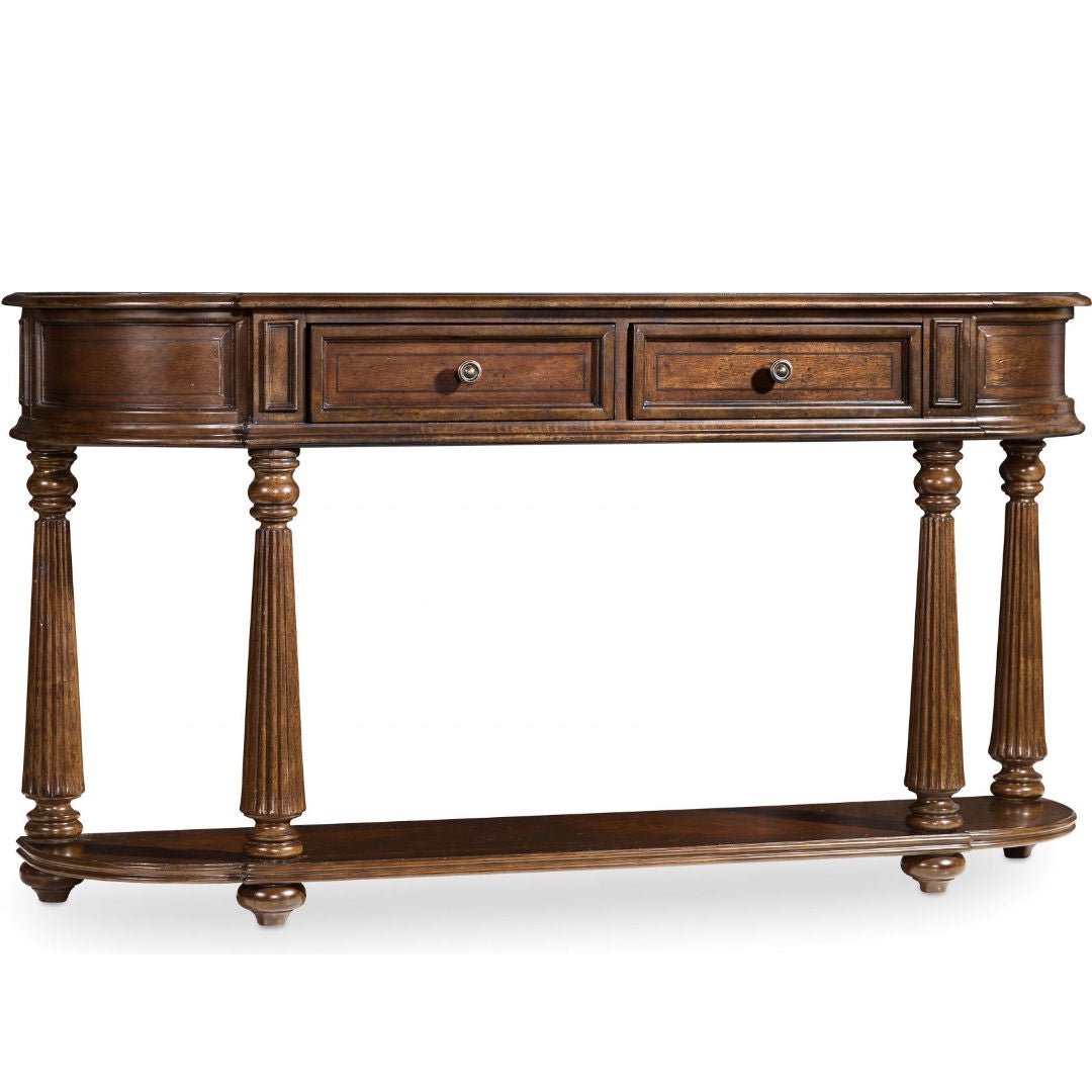 Virginia Hall Console | Solid & Veneer Mahogany | W152 x D36 x H83cm - Suzie Anderson Home