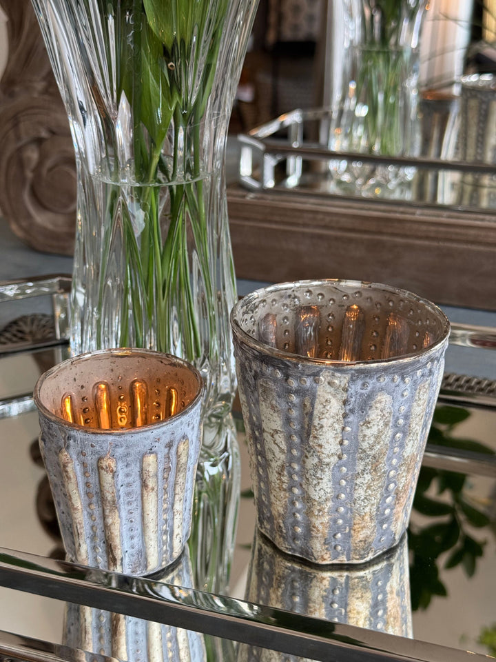 Vivaldi Mercury Glass Votive Holder | Medium - Suzie Anderson Home