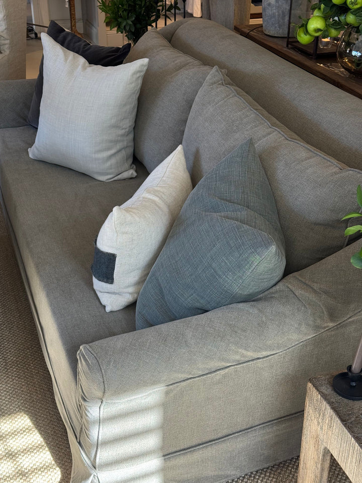 Flamant Belgium | Bari Slipcovered Sofa with Two Cushions | 245cm