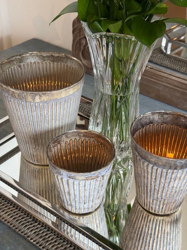 Wagner Mercury Glass Votive Holder | Large - Suzie Anderson Home
