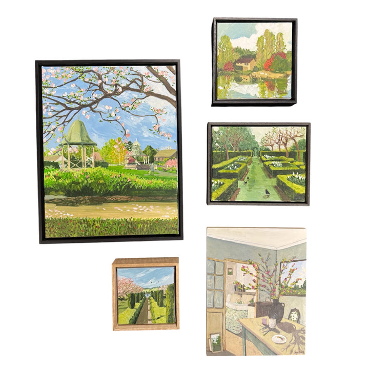 'Corbett Gardens' Wall Art | Framed Acrylic on Canvas 38 x 49cm | Jacqui Brown