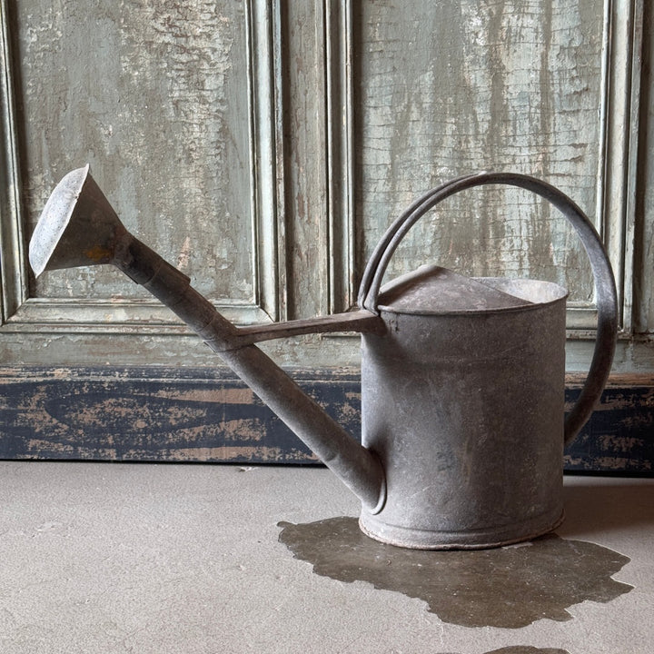 Vintage Metal Watering Can | Zinc Grey (BOWRAL)