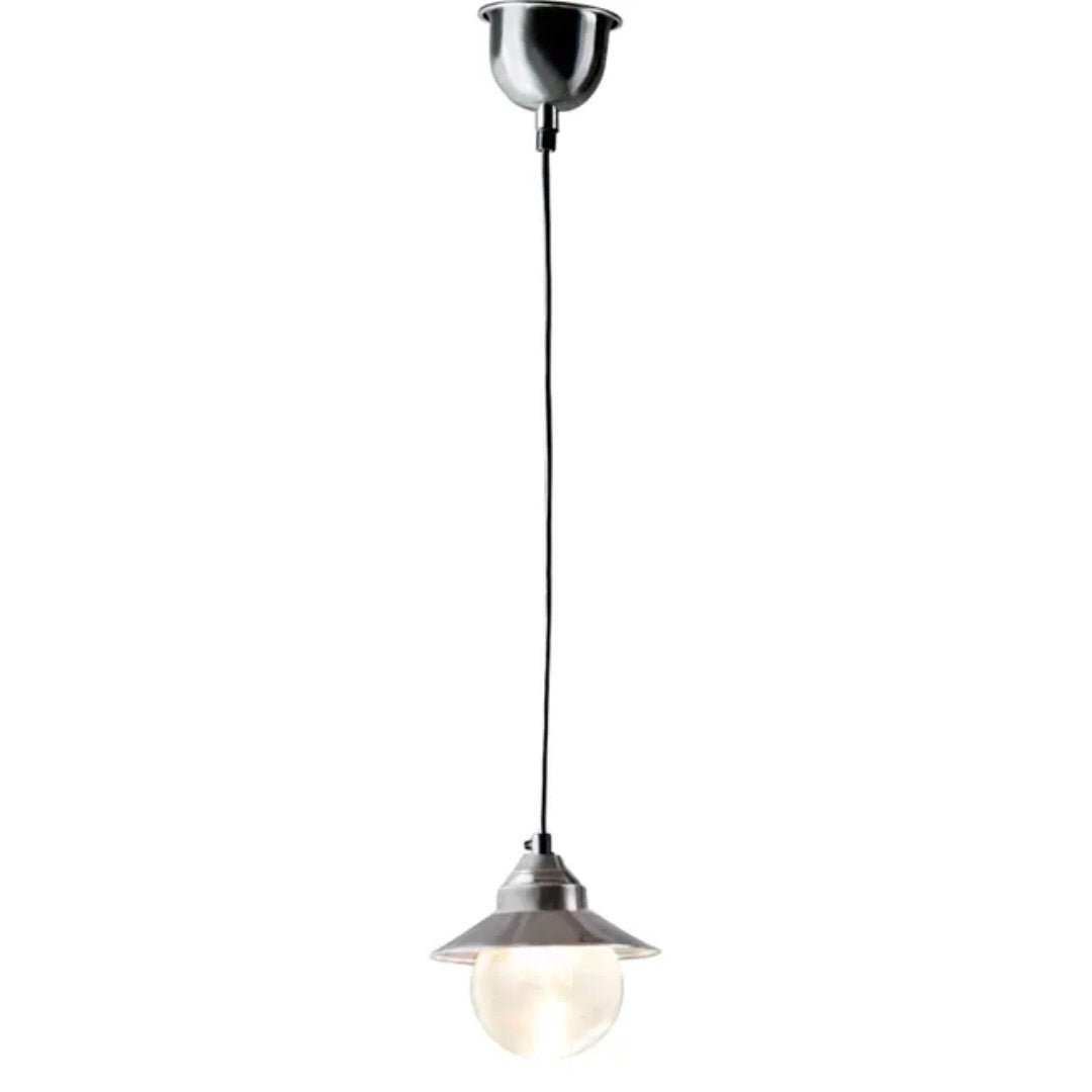 Wellington Pendant | Antique Silver | W 15cm, H 26cm + Cord - Suzie Anderson Home