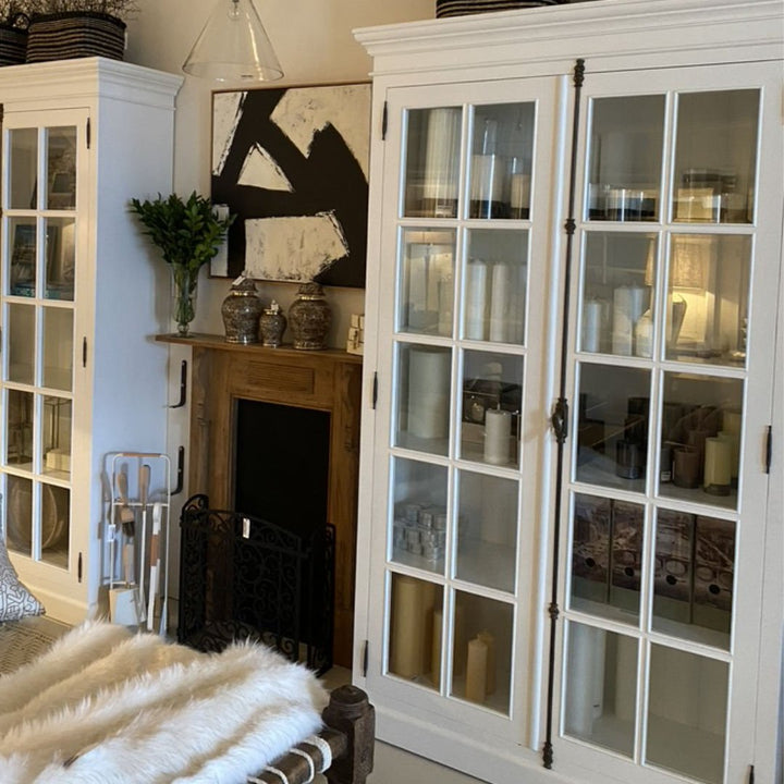 White Petite Display Cabinet (EX DISPLAY) - Suzie Anderson Home