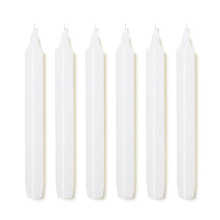 Trudon | Madeleine 6pk Taper Candle | White