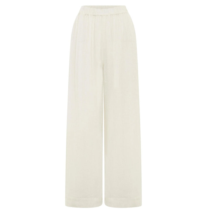 Scandi | Praiano Linen Pant | White