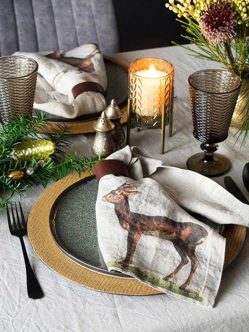 Wild Animals | Linen Napkin | SET OF 6 - Suzie Anderson Home
