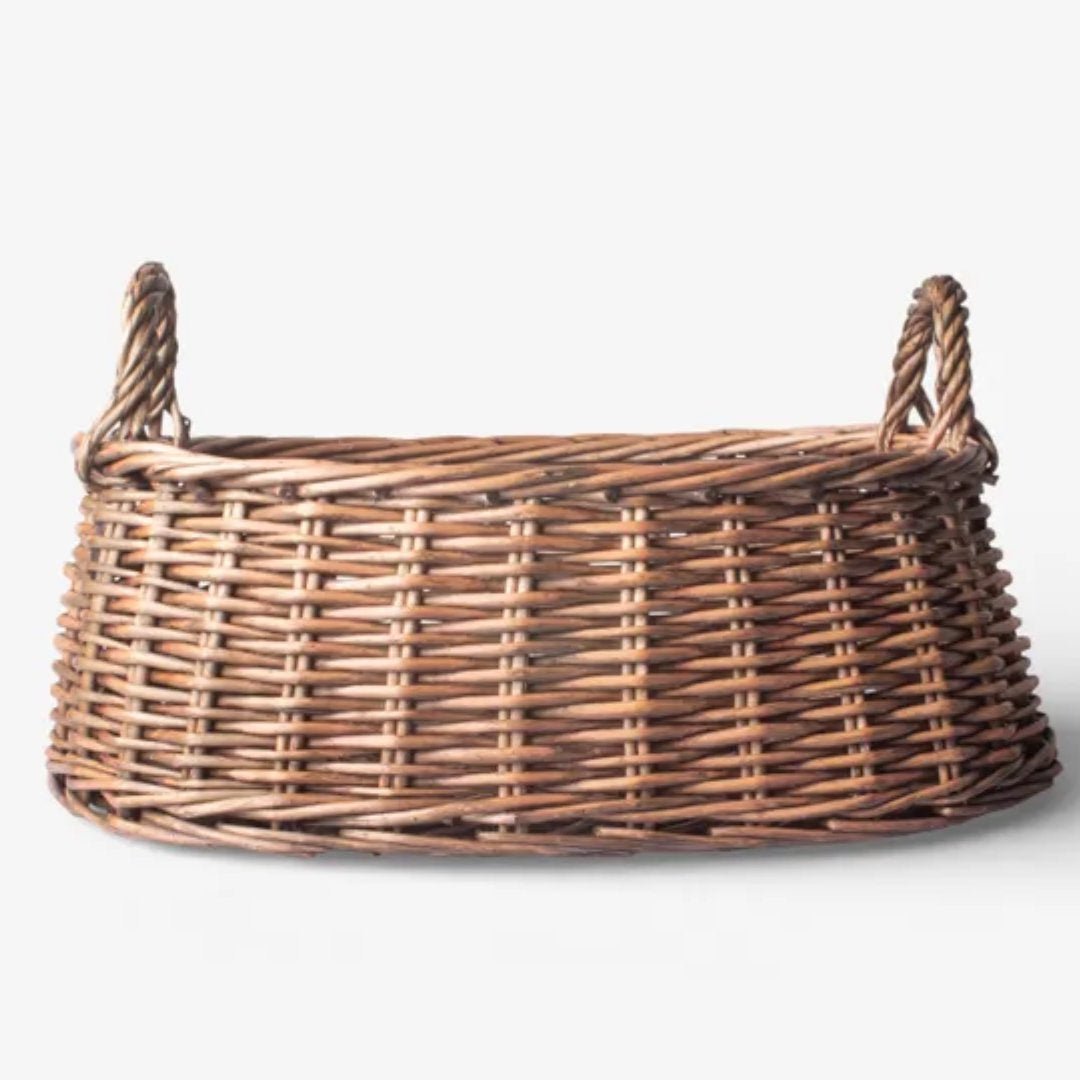 Willow River Round Low Basket - Suzie Anderson Home