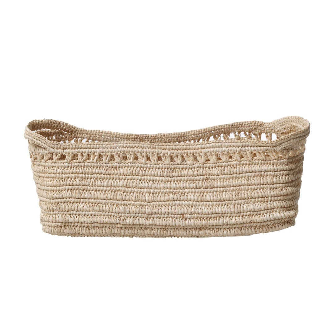 Woven Raffia Cutlery Holder Small | Natural - Suzie Anderson Home