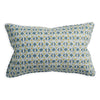 Ishtar Moss Azure Cushion & Insert | 35x55cm