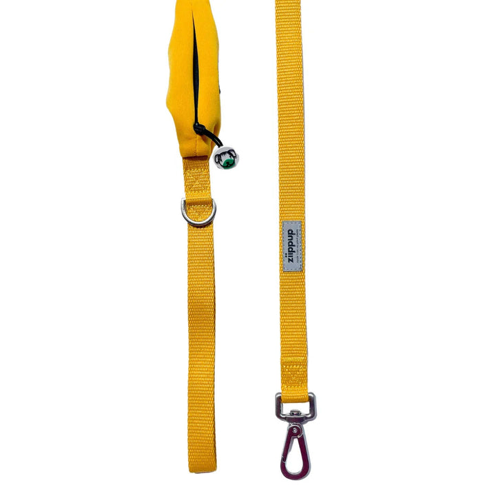 Ziippup  | Yellow Dog Lead with Built in Pocket (BOWRAL)