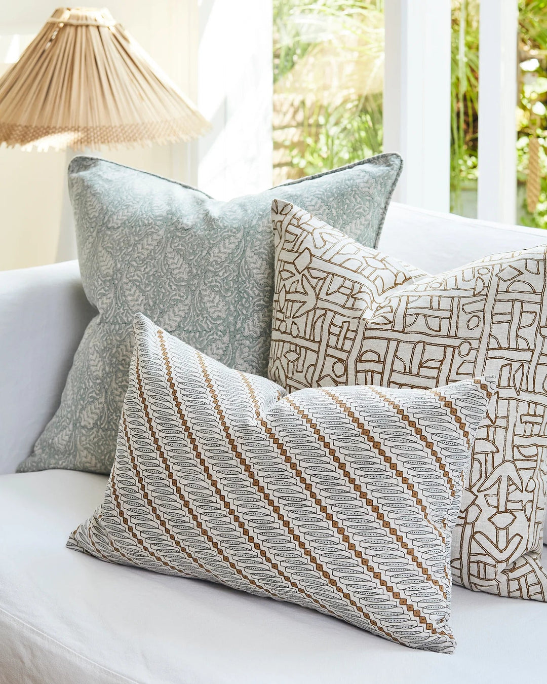 Zaire Tobacco Cushion & Insert | 50x50cm - Suzie Anderson Home