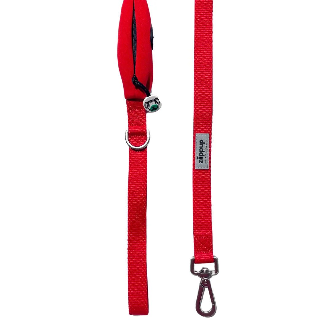 Ziippup | Red Dog Lead with Built in Pocket (BOWRAL) - Suzie Anderson Home